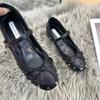 Fashion Small Inside Heightened Women's French Rivet Bow Mary Jane Shoes Soft Sole Summer Single