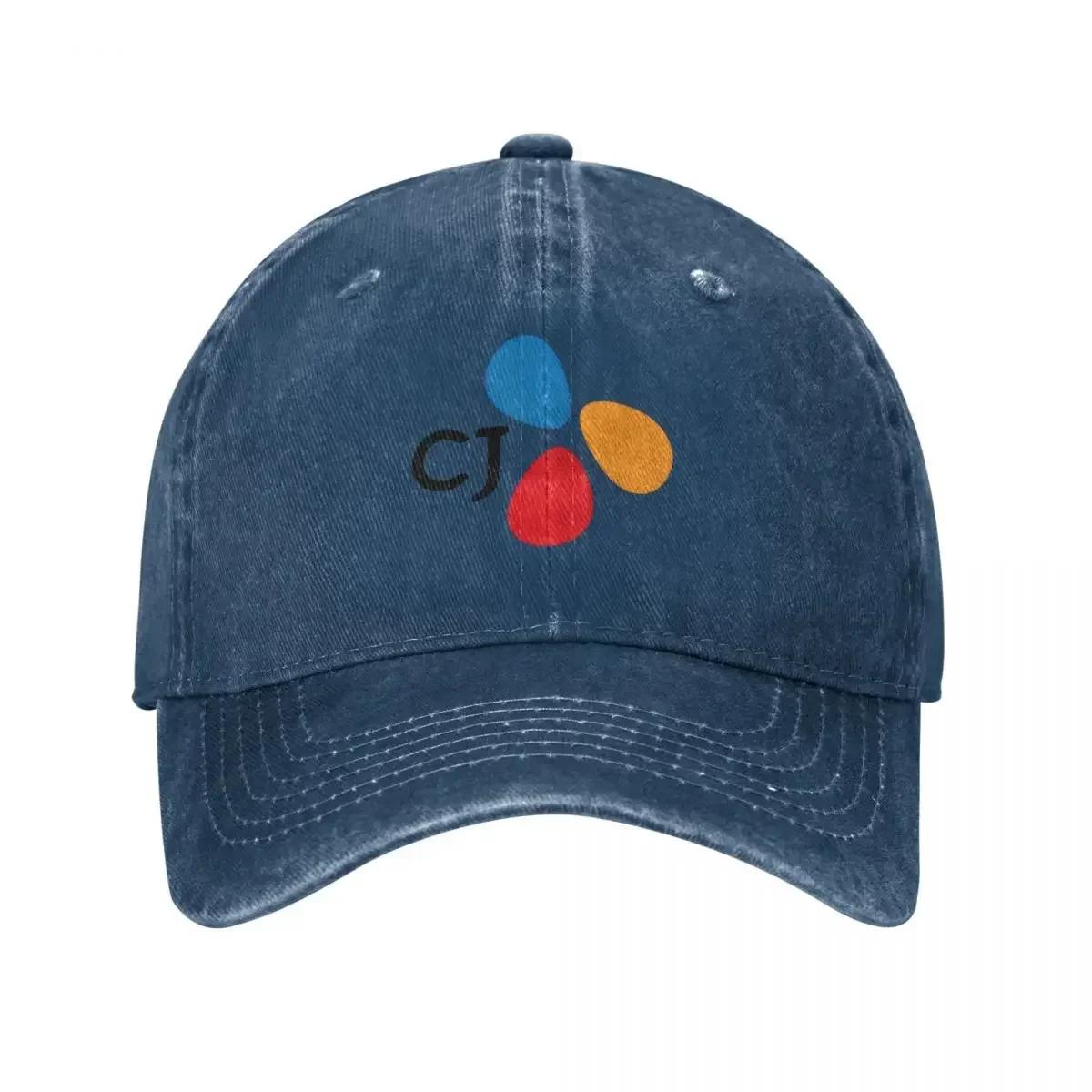 

Classic CJ Group Logo Vintage Baseball Cap Unisex Style Distressed Washed Snapback Hat Outdoor Activities Unstructured Soft Hats Adjustable& 8Y