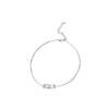 925 Silver Kiss Fish Anklet for Women Fashion Simple Personality Unique Design Birthday Gift Jewelry