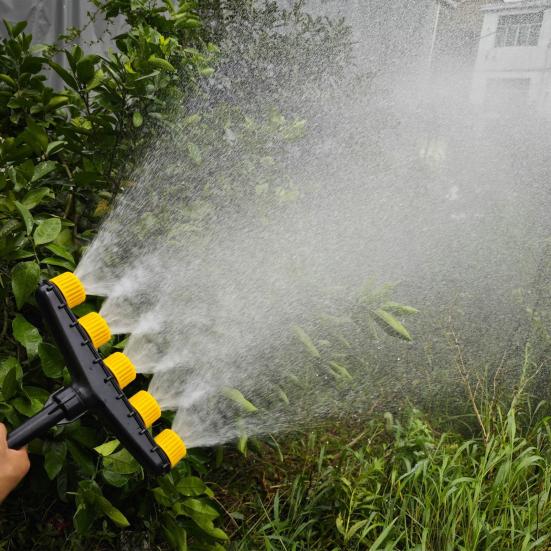Sprinkler Sprayer Nozzle High-Strength Weather-Resistant Large Flow Rate Ergonomic Anti-Slip Handle Multi-nozzle Water Sprayer