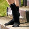 [Vitalsalvio] Bamboo Charcoal Antibacterial Toe Socks