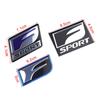 AABGE1 Car Styling 2PCS Fsport Badge Sticker 3D Metal Decoration Sticker Decal For Lexus  GS RX RX300 RX350 ES IS250 ES350 LX570 Is200