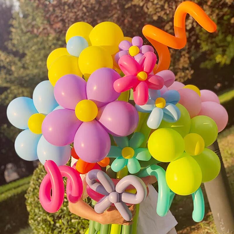 Jiayan Großes Ballon-Bouquet, Neujahrsdekorationen, Silvester-Heiratsantrag, Geburtstags-Szene-Aufbau, Lange Girlanden