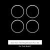 Středové ovládání z hliníkové slitiny Tlačítko s nalepovacím oknem Dekorace celého vozu pro model Tesla 3/Y Klika dveří Volant