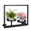 Stable Metal Wall Shelf, Simple Installation Space-saving Design of Unique Decorative Plant Plant Stand for Living Room for Living Room Decor