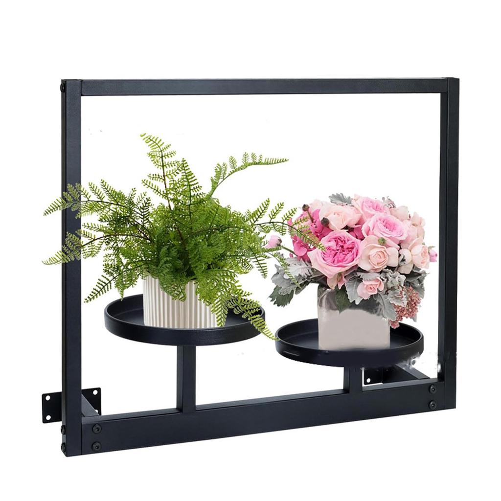 Stable Metal Wall Shelf, Simple Installation Space-saving Design of Unique Decorative Plant Plant Stand for Living Room for Living Room Decor
