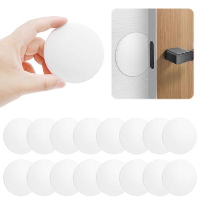 4/16Pc Door Stopper Wall Protector Self-adhesive Door Stopper Wall Protector Buffer Protective Easy Install Door Knob Bumper Pad