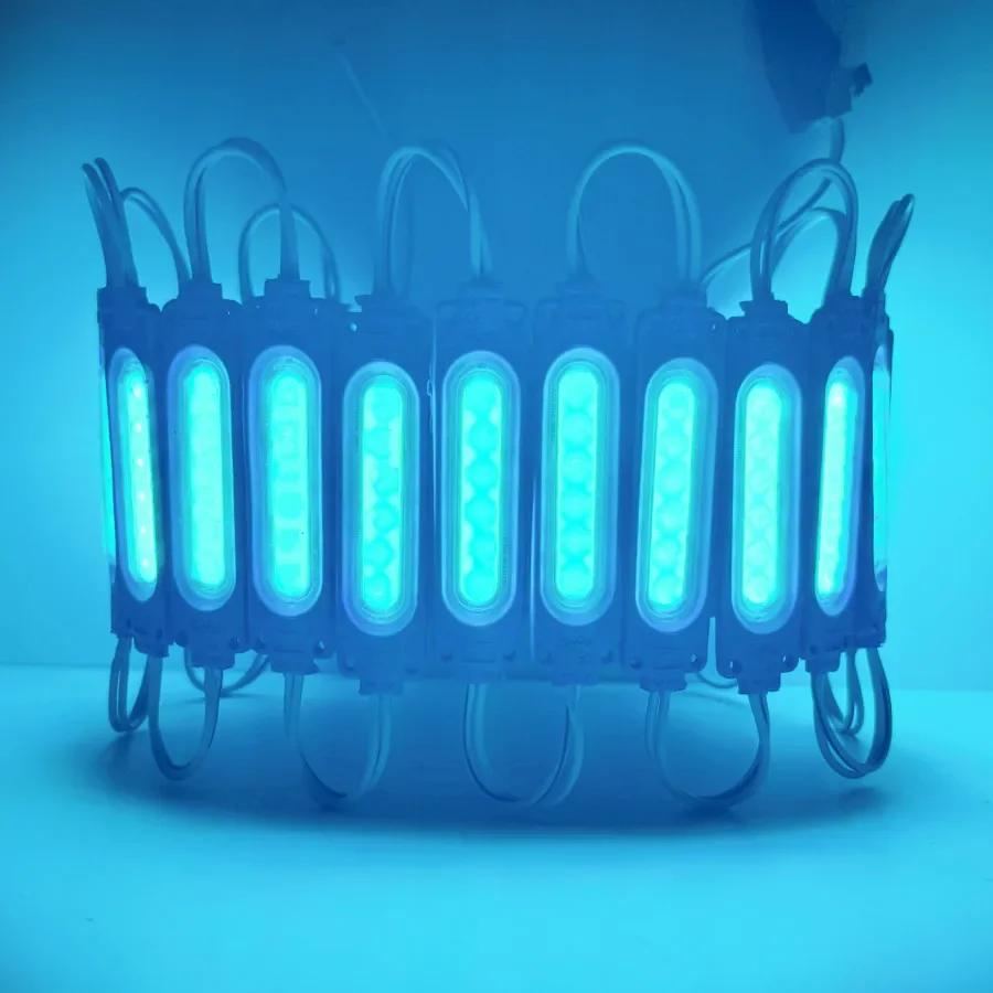 20/lot RGB Flowing Light 12V Highlight Led Module Waterproof IP65 Foldable COB Light Strip Backlight Shop Banner Car Decoration