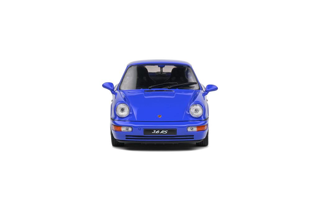 Solido Scale Porsche 911 Carrera RS 1992 Blue SOLIDO Carrera Diecast Car 1/43 (964) [Used]