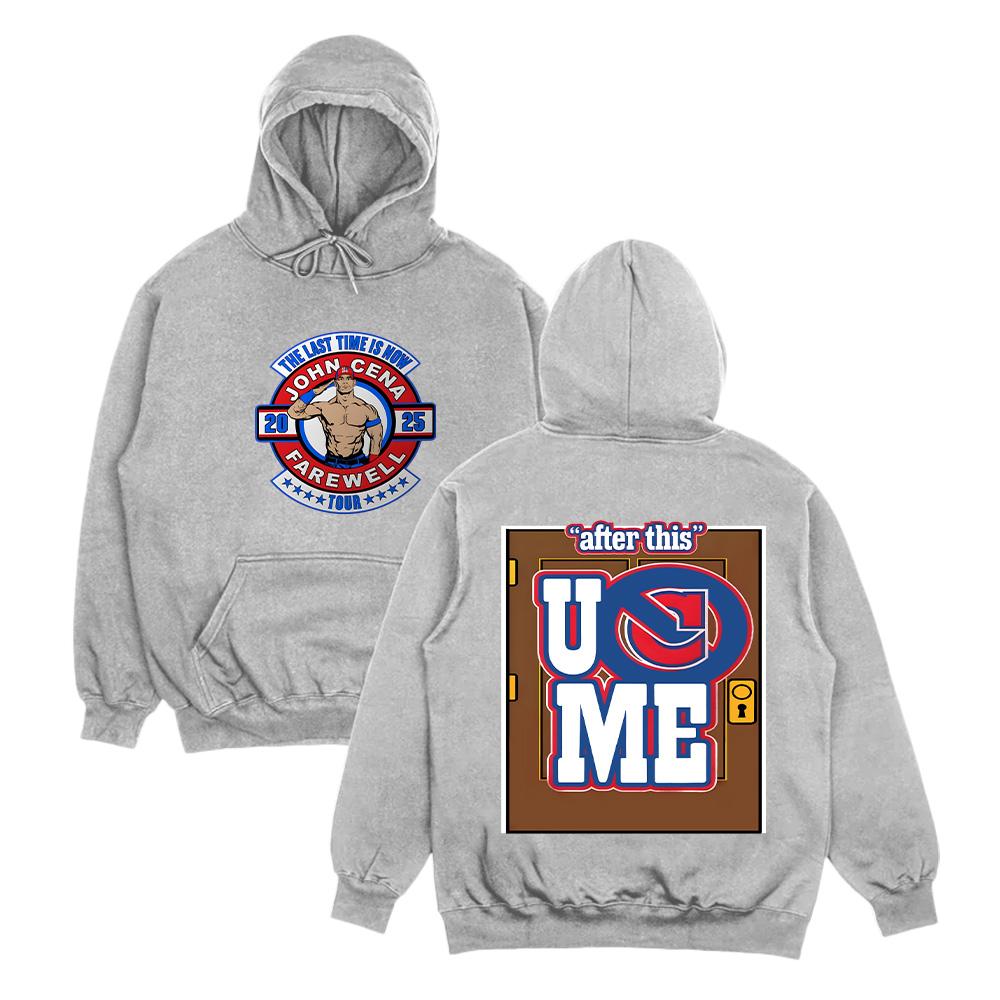 Джон Сина В последний раз - это сейчас Прощальные Худи Модные Новые Пуловеры Унисекс Одежда Сувениры для Фанатов Лучшие Подарки Толстовки Худи XS серый 1980₽
