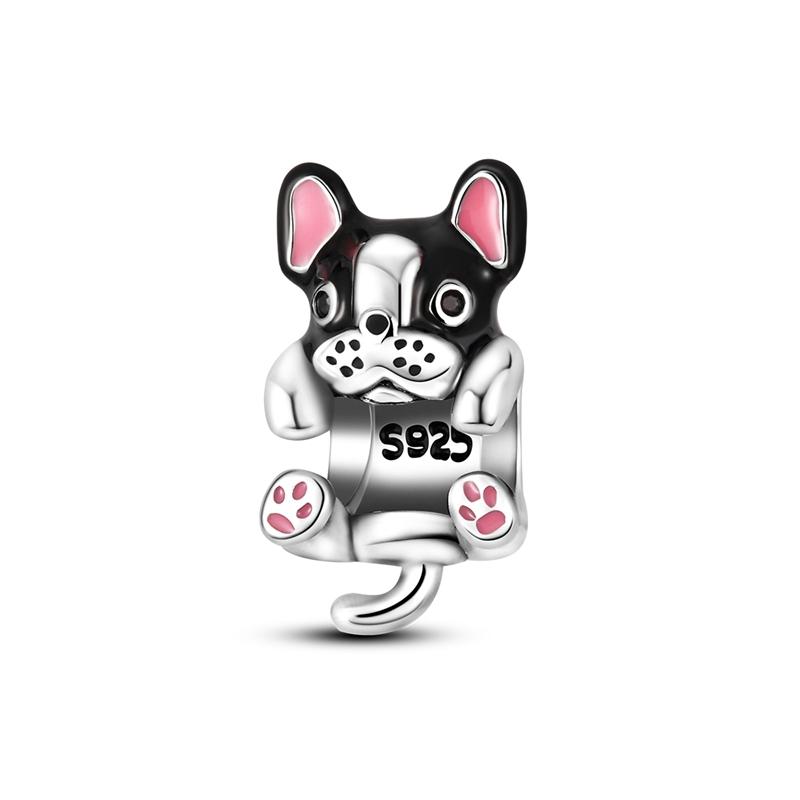 Charms 925 Silver Cute Cat Collection Charms Beads Paw Print Pendant Beads Fit Original DIY Bracelet Gift Women Jewelry