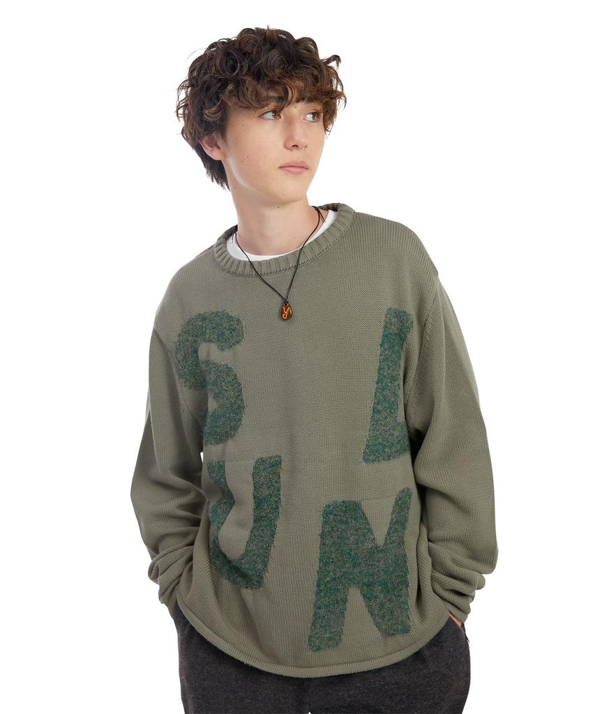 Sun Love Capital Crewneck Knit Gray