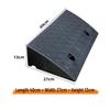 Plastic Uphill Slope Pad: Triangle Speed Bump for Curb and Car Threshold