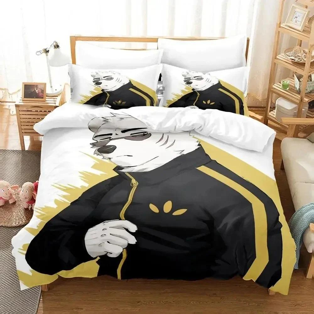 3D Anime Odd Taxi Bettwäsche-Set Bettbezug Bett-Set Bettbezug Kissenbezug Bettdecke King Queen Size Erwachsenen-Bettwäsche-Set