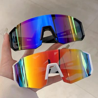 Occhiali da Sole Sportivi da Esterno Donna Per Uomo Marchio di Lusso Designer Vintage Occhiali da Sole Popolari Punk Sci Antivento Ombre