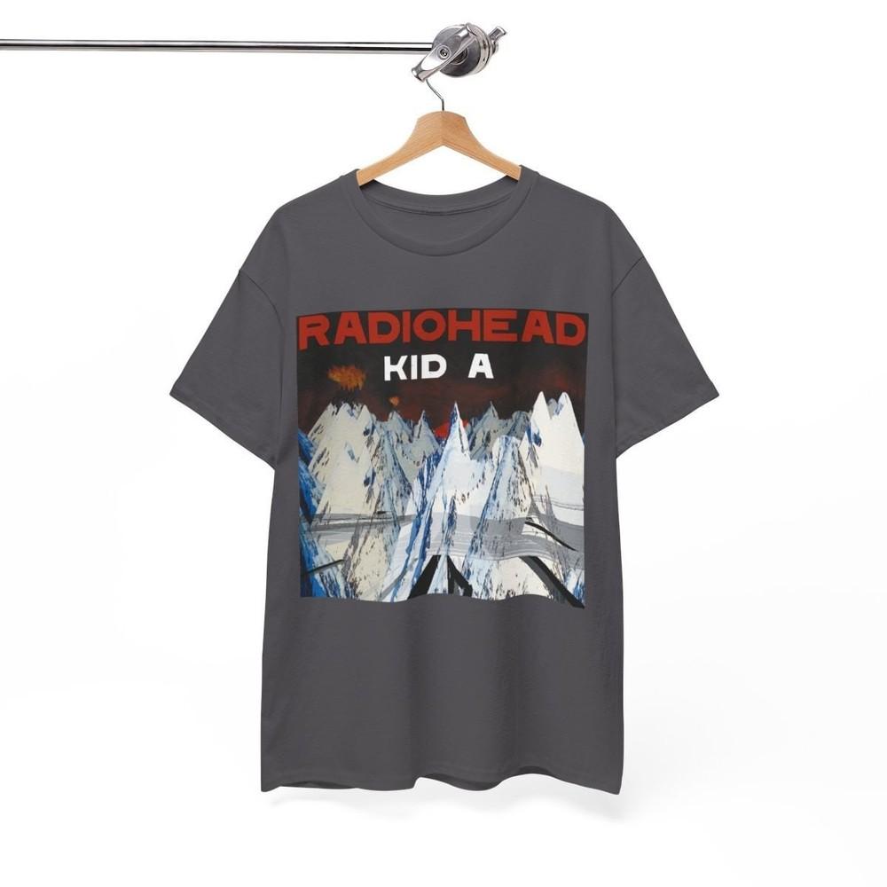 VTG 2000 Radiohead Kid A  T-shirt S-4XL Unisex Charcoal