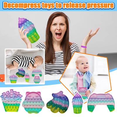Jucărie de decompresie puzzle de birou cu decompresie senzorială din silicon