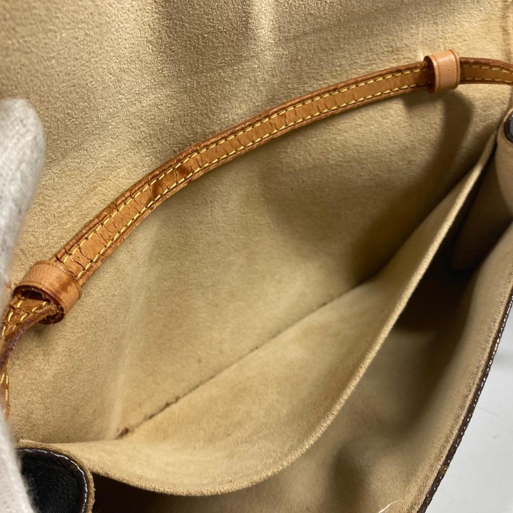 Louis Vuitton M51852 Monogram Pochette Twin GM Pochette 2WAY Clutch Shoulder Bag