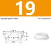 High-Temp Resistant Silicone Rubber Stopper with Card Slot Sealing Cap