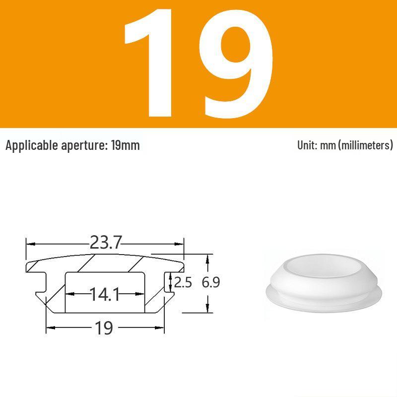 High-Temp Resistant Silicone Rubber Stopper with Card Slot Sealing Cap