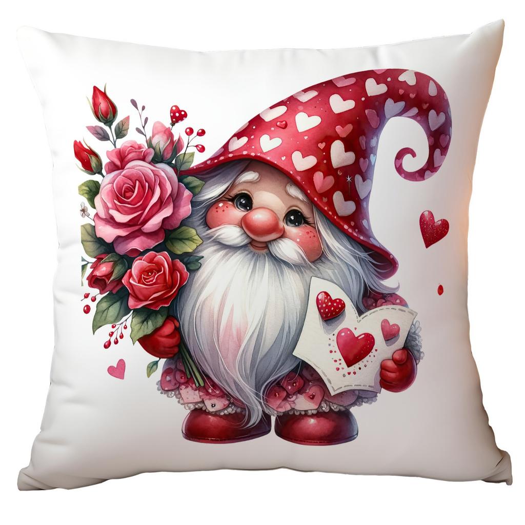 New Valentine's Day Pillow Cute Elf Red Love Living Room Sofa Pillow Cover