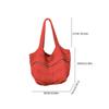 Korean Style Hollow Out Knitted Weave Bag Solid Color Knitted Shoulder Bag Crochet Tote Bag  Daily