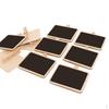 PACK 30PCS Mini Blackboard Retangular Chalkboard With Wooden Sign Note Taking Board for Wedding