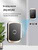Self-Powered Waterproof Wireless Doorbell with Long-Range Remote and Elderly Call Button