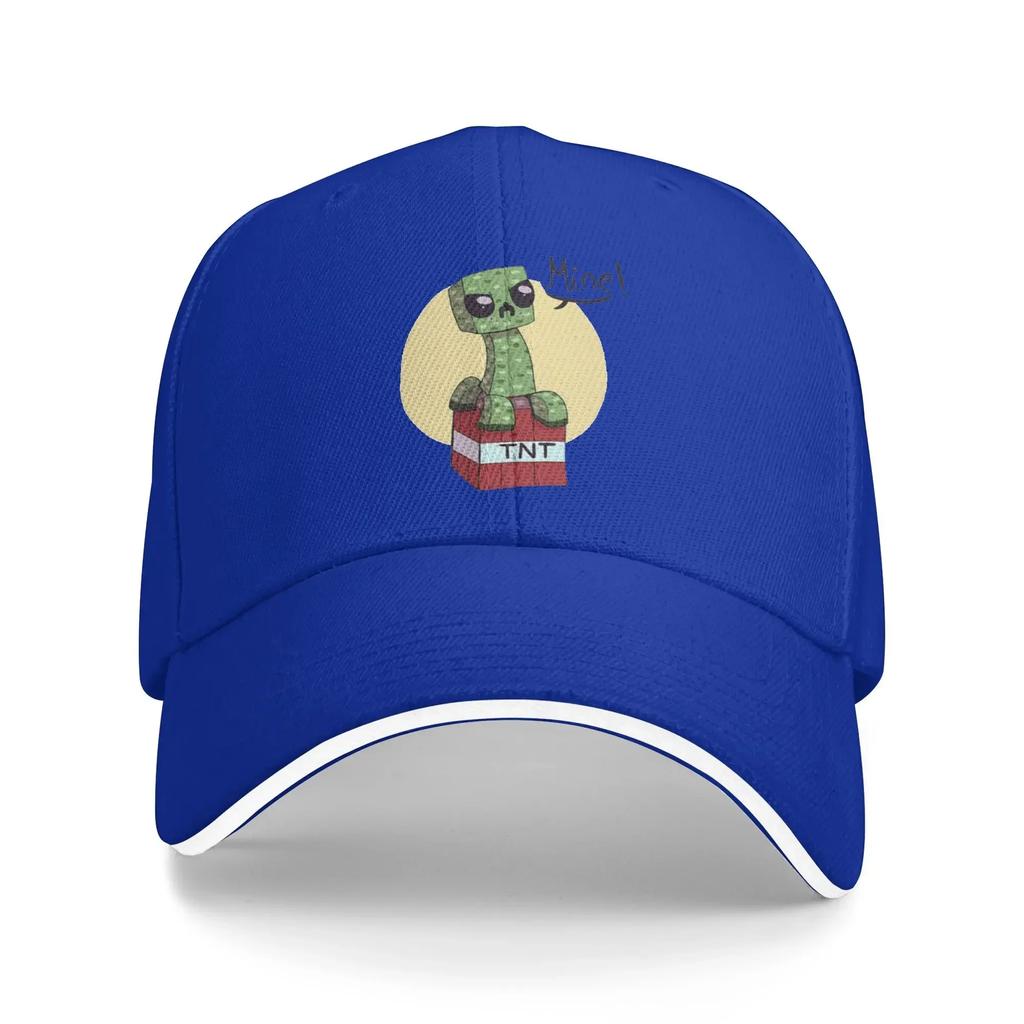 Look At The Sky TNT Chicken Jockey Keep Silent Mine Hiking Baseball Caps WoUnisex Printing Unisex Beach Sunscreen Hat Peaked Cap