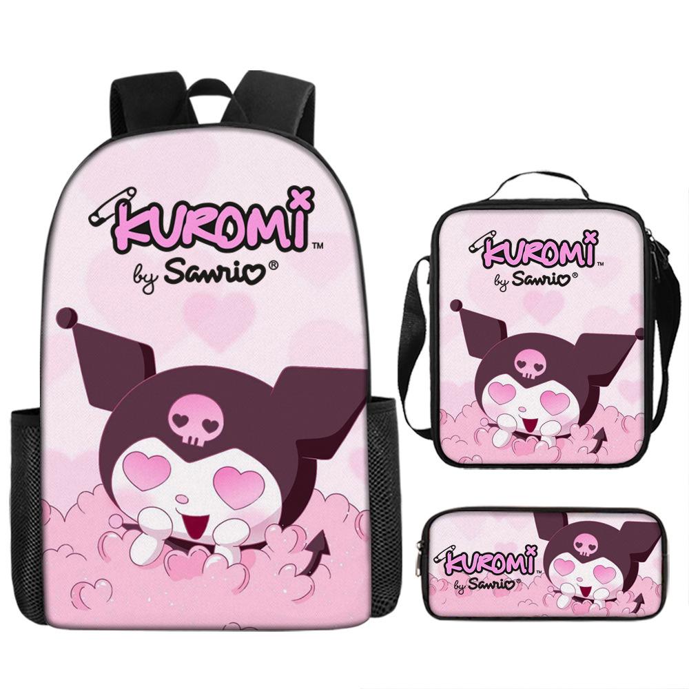 3D Animation Three-Piece Yugui Dog Cartoon Primary And Secondary School Students Schoolbag Children'S Backpack