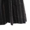 beautiful people Wool Blend Long Length Wrap Skirt 36 Gray Back Pleated Women Used