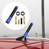 Car Antenna Replacement Carbon Fiber Short Metal Receiving Antenna 8cm Auto Radio Signal Receiver With Aluminum Wire For Camping