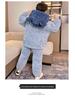 Boys' Thick Flannel Pajama Set - Children's Coral Fleece, Spring/Autumn 2025.