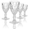 Plastic Wine Glass Cups Vintage Wine Cup 330Ml Embossment Juice Drinking Cups