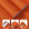 1 Rolle Mat-Orange Selbstklebende Tapete Wasserdicht und Feuchtigkeitsbeständig Selbstklebend Schlafzimmer TV-Hintergrundwand Schreibtisch Kleiderschrank