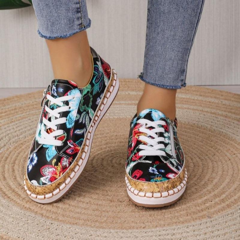 Large Size Casual Single Shoes for Women's Autumn New Style Flat Bottom Casual Single Shoes for Women