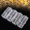 30pcs Bee Tools Bee King Transparent Cage Transport Queen Bee Cage Rearing Cage Cell Prisoner King Cage Beekeeping Supplies