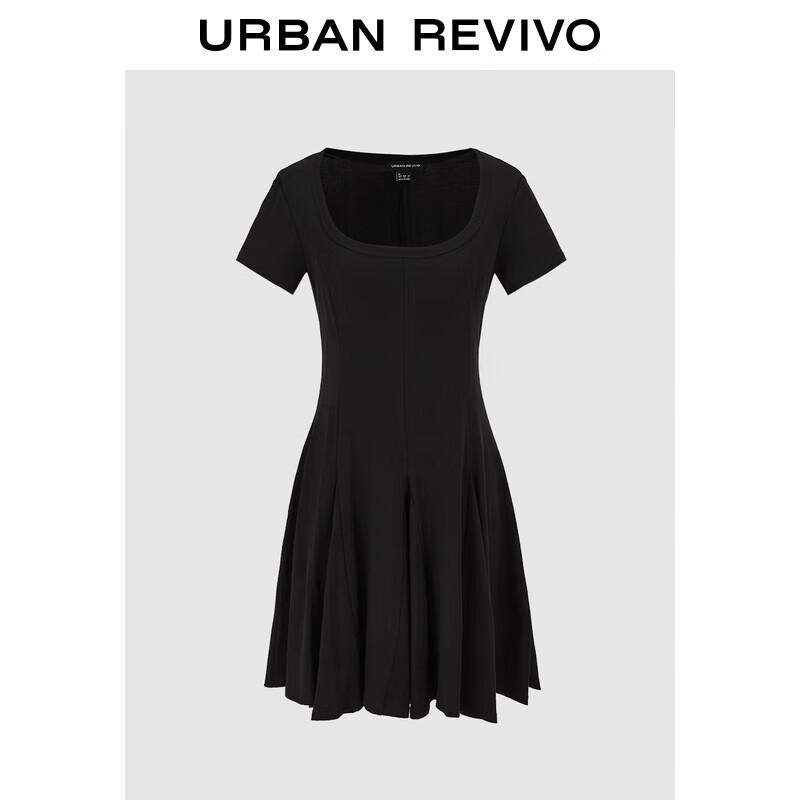 

UR Women s Casual Pleated Slim-Fit Mini Dress L