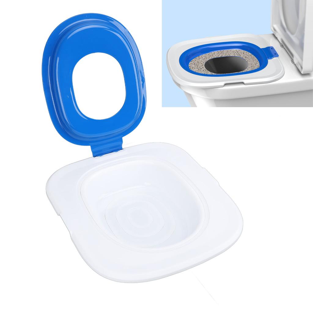 Cat Toilet Trainer Double Layer Cat Toilet Training System Reusable Cat Potty Training Tool for Toilet Squat Toilet
