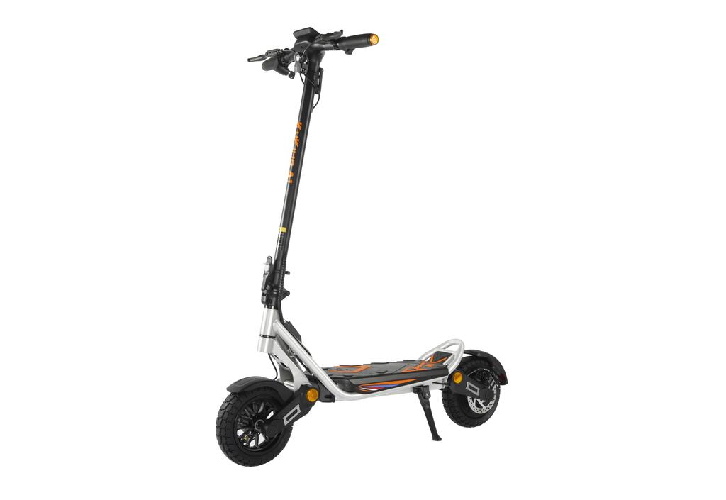 KuKirin A1 Electric Scooter - 45km/h High Speed, 45km Long Range, 800W Motor, Dual Disc Brakes & IPX4 Waterproof-silver(NO ABE)