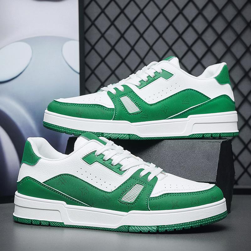 Autumn Winter New Men Round Toe Lace Up Casual Shoes  High-quality Thick Sole Height Increasing Sneakers Fashion Men Shoes