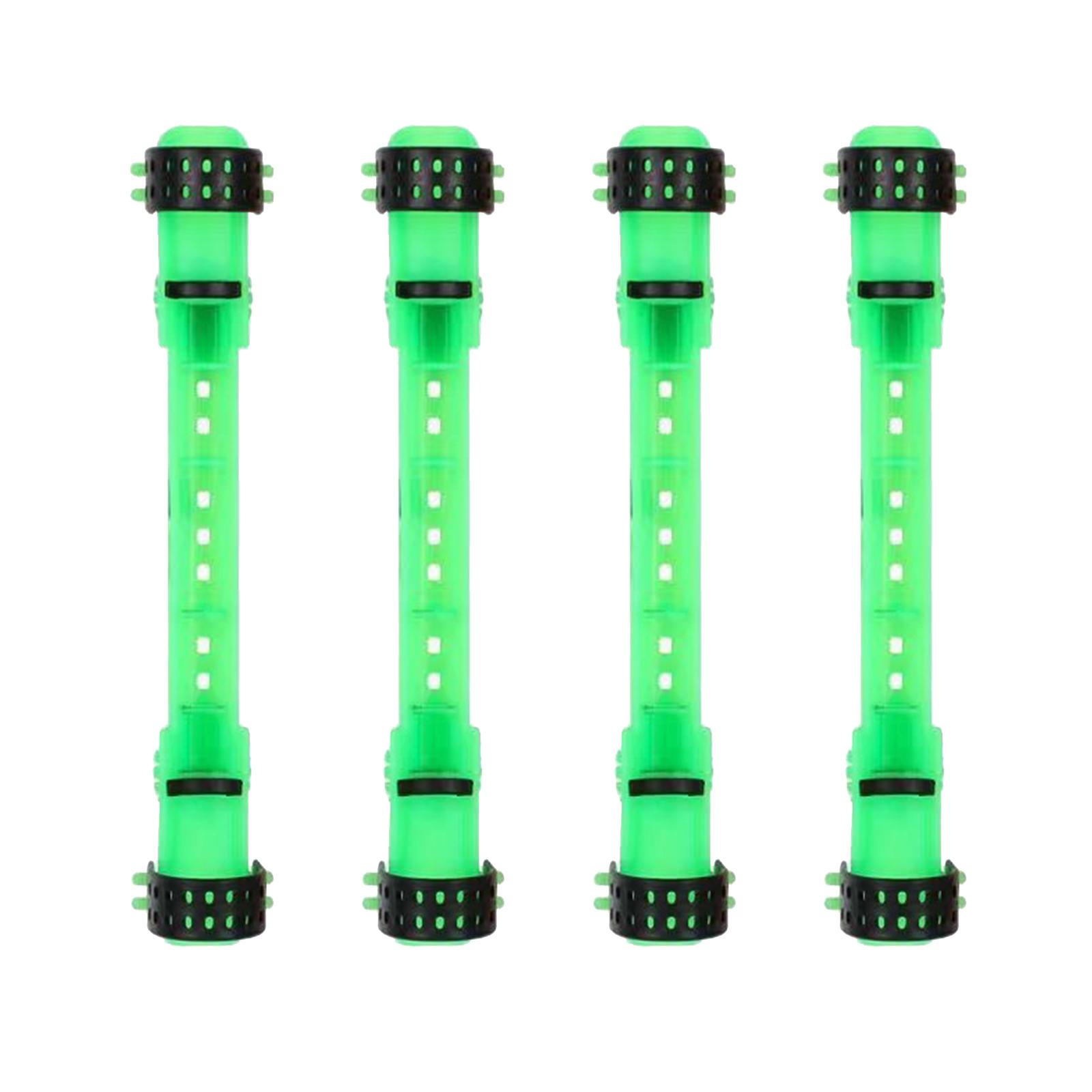4Pcs Fishing Coiling Clip Plate Fishing Line Winding Board Fishing Winder Fishing Line Wrappings Board Line Spool зелёный