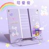 Portable Book Stopper Reading Stand Book Holder Metal Adjustable Student Book Stand Foldable Children Writing Bracket Office Use