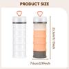 2 Pack Protein Powder Container Dispenser, Multipurpose, Portable Practical Formula