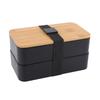 ZISIZ 304 Stainless Steel Insulated Two-Tier Lunch Box with Cutlery
