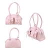 Shoulder Bags for Girl Women Solid Color Handbag Underarm Bag