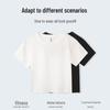 AA-14 Summer Short Sleeve Crop Top Crew Neck Casual Solid Color, Logo Printable