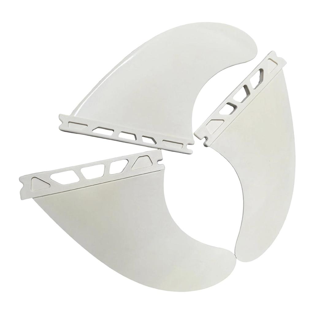 3 Pieces Surfing Surfboard Fins High Performance Portable Spare Parts Professional Premium Replacement Accessories Quick Release