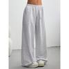 Women S Casual Wide Leg Loose Fit Solid Color Sports Sweatpants