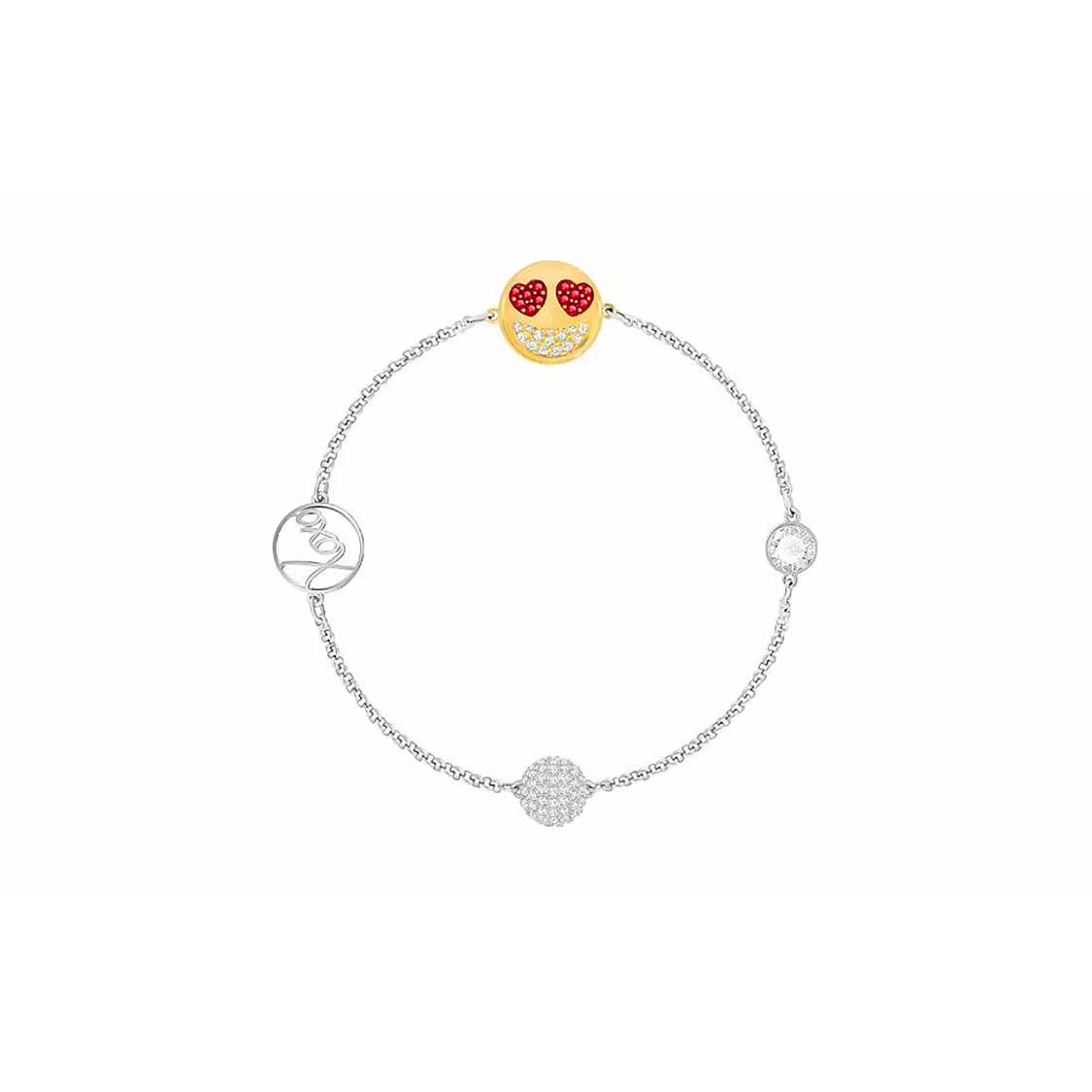 Swarovski Remix Collection Emoji Crystal Bracelet Women Bracelets Silver 5373250 S